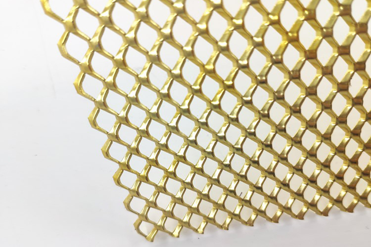 Brass Expanded Metal Sheet Mesh