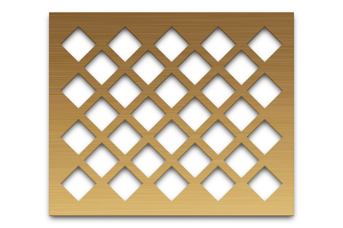 square hole perforated sheet metal