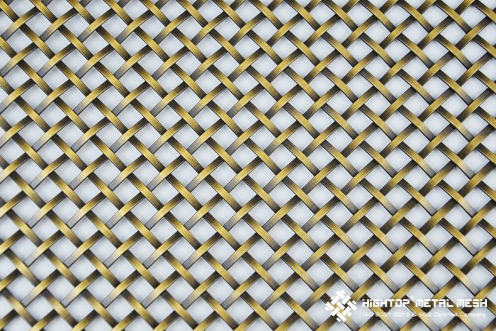 decorative antique brass mesh