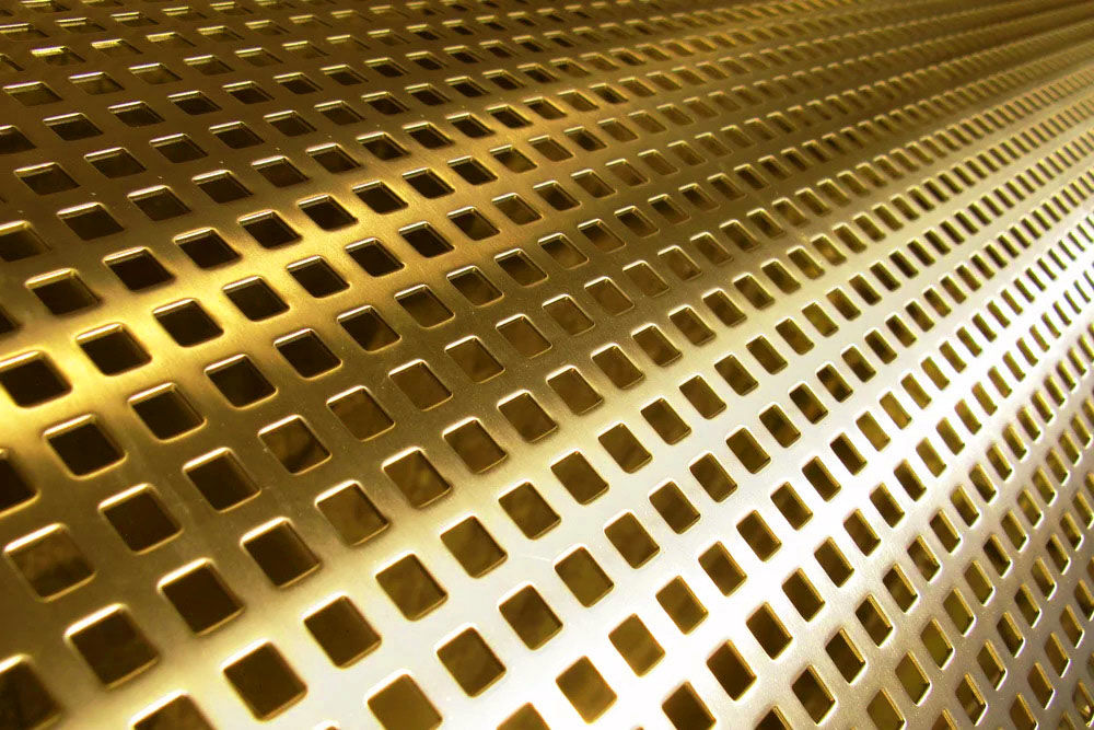 perforated brass sheet mesh